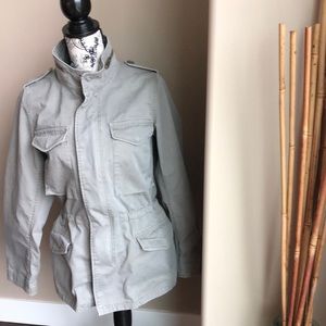 Club Monaco cotton military style jacket